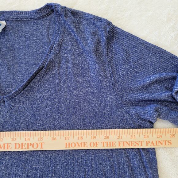 Natori Sleep Shirt Womens XXL Soft Jersey Blue Long Sleeve - Picture 8 of 9